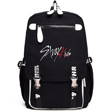 Stray KIDS-Mochila escolar de diseñador para niños, morral de viaje con botón de Metal y cremallera frontal 2024 - compra barato