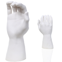 High Quality White PE Male Mannequin Hand For Watch/Gloves Display, Manikin Hands 2024 - buy cheap