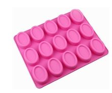 15 Oval Toast Silicone Cake Baking Mold Cake Pan Muffin Cups Handmade Soap Moulds Biscuit Chocolate Ice Cube Tray DIY Mold 2024 - buy cheap