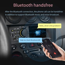Radio Estéreo con Bluetooth para coche, Radio con manos libres, TF/USB/AUX, soporte para cámara de visión trasera, reproductor FM, MP5, 1 din 2024 - compra barato