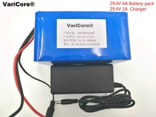 VariCore 24V 18650 6Ah 7S3P литий-ионный аккумулятор 29,4 V 6000mAh с 29,4 V 2A зарядное устройство для электрического велосипеда 2024 - купить недорого