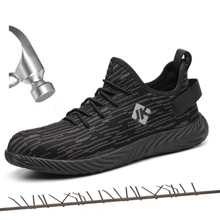 Zapatos de seguridad con punta de acero para hombre, botas de trabajo con suela suave, antideslizantes, transpirables, de diseño clásico de marca 2024 - compra barato