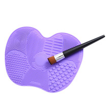 Silicone Makeup Brush Cleaning Mat Washing Tools Hand Tool  Washing Cosmetic Brush Cleaner Tool Large Pad Sucker Scrubber Board 2024 - buy cheap