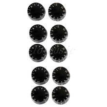 10pcs Black Guitar Speed control knobs for Electric Guitar Replacement 2024 - buy cheap