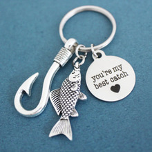 Yamily-keychain "you are my best catch" for men 2024 - compre barato