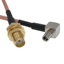 TS9 штекер прямоугольный к гнезду SMA RG316 ОТРЕЗОК кабеля 8 "20 см для HuaWei ZTE AirCard 3G 4G маршрутизатор модем 2024 - купить недорого