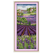 Lavender champaign Counted Cross Stitch   Cross Stitch Sets Chinese Cross-stitch Kits Embroidery Needlework 2024 - buy cheap