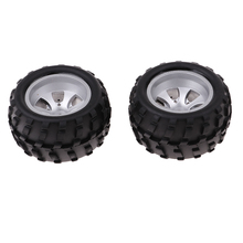 2Piececs RC Car Right Wheel Tire Tyre for 1/18 Wltoys A979 A979-B A979-A DIY Car Accessories, Black 2024 - buy cheap