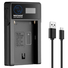 Зарядное устройство Neewer Micro USB для батарей Sony NP-F550/F750/F960/F970,NP-FM50/FM70/FM90,QM71D,91D,NP- F500H/F55H 2024 - купить недорого