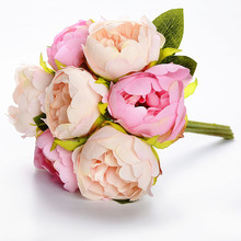 Искусственные цветы YO CHO, пионы, роза, искусственные цветы 2024 - купить недорого