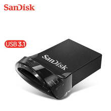 SanDisk USB Flash Drive Ultra Fit 16GB 32GB 64GB 128GB 256GB USB 3.1 Disk 130MB/s Read Speed Pen Drive with Lanyard USB Stick 2024 - buy cheap