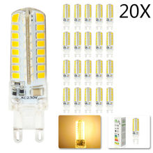 20x pcs mini G9 led bulb led G9 220v 3W 5W 32pcs 64pcs smd 2835 silicone body light warm white Replace Halogen Lamp 2024 - buy cheap