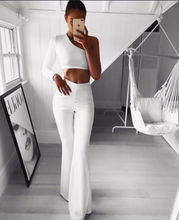 Hot Women Plain Palazzo Wide Leg High Waist Office Lady Skinny Solid Casual Flared Trousers Long Loose OL Work Pants 2024 - buy cheap