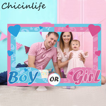 Chicinlife, 1 шт., фоторамка для мальчиков или девочек, реквизит для дня рождения, вечеринки, для маленьких мальчиков и девочек, для первого дня рождения 2024 - купить недорого