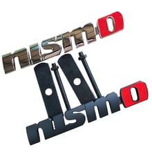 NISMO Auto Metal Car Stickers Front Grille Badge Emblem Car Styling For Nissan Tiida Teana Skyline Juke X-trail Almera Qashqai 2024 - buy cheap