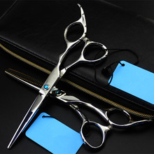 Профессиональные японские 6 дюймовые стриженные зеленые ножницы для стрижки волос, набор стрижек для парикмахера, ножницы для стрижки, филировочные ножницы, парикмахерские ножницы 2024 - купить недорого