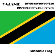 YAZANIE 120*180cm/160*240cm/192*288cm Tanzania Polyester Flags And Banners 2x3 ft All Word Country Custom Made Football Flag 2024 - buy cheap