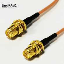 New RP-SMA  Female Jack Switch SMA  RP-SMA  Female Jack Cable RG316 Wholesale Fast Ship 15CM 6" Adapter 2024 - buy cheap