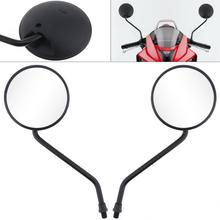 2pcs Universal  10mm Modified Plated Stylish design Motorcycle Rearview Mirror Round Iron Mirror for Motorcycle 2024 - buy cheap