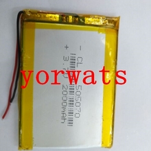 New Hot A Rechargeable Li-ion Cell  3.7V lithium polymer battery 505070 505068 direct sale 2024 - buy cheap