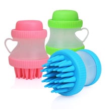 upgrade Dog Bath Brush Comb Cleaning Bath Massage Dog Cat SPA Brush Shampoo Grooming Multifunction Pet Brush Bath Tools for Dog 2024 - buy cheap