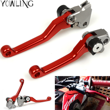 Red CNC DirtBike Pivot Brake Clutch Levers for Honda CRF 250L 250M CRF250L CRF250M 2013 2014 2015 CRF230F CRF450X CRF250X CR80R 2024 - buy cheap