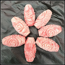 10pcNew Carving Flower Beads Accessories Handmade Jewelry Findings top fashion beads for women's bracelets many colors available 2024 - buy cheap