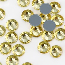 New SMC Cut Jonquil Iron on Rhinestone ss16 ss20 ss30 Hotfix Rhinestones AAAAA Grade for Luxury DIY things 2024 - buy cheap