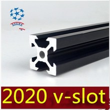 Perfil de extrusión de aluminio negro con ranura de 2020 v, longitud de perfil de 135mm/140mm/150mm, uso estándar europeo para impresora 3D, 1 Uds. 2024 - compra barato