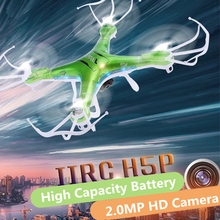 Бесплатная доставка Радиоуправляемый квадрокоптер H5P CF Headles Autoreturn режим 2,4 г 4CH 6 Axiote вертолет Drone с HD Камера VS X8W 2024 - купить недорого