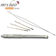 mrshair 1pcs Metal Lace Wig Making Ventilation/Handle Pulling/Weaving Needles micro ring hook needle and loop thread 2024 - buy cheap