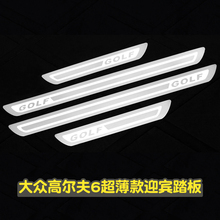 Car cover Auto parts High-quality stainless steel Scuff Plate/Door Sill fit For Volkswagen Golf 6 2008-2014 4pcs/set Car styling 2024 - buy cheap