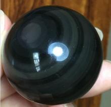 SUIRONG---914 + + + natural único arco-íris obsidian polido esfera distintivo 40mm 2024 - compre barato