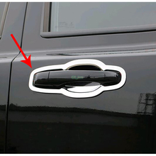 Manija exterior de puerta cromada para Jeep Grand Cherokee, cuencos embellecedores ABS cromados, 8 uds, 2011 2012 2013 2014 2024 - compra barato
