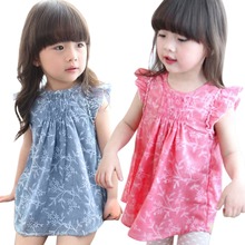 Baby Girls Summer Cute Dress Kids Short Sleeve O-neck Floral Princess Party Dresses for Girl Children Birthday Dresses Clothes 2024 - buy cheap