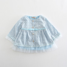 Autumn Baby Girls Dress Infant Clothing England Style Lace Dress Baby Girl For Newborn Clothing 3 Color 0-2T 2024 - buy cheap
