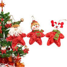 Christmas Santa snowman elk Pendant Christmas Tree Decoration For Home Xmas Cute Doll Party Decoration Kids Gift 2024 - buy cheap