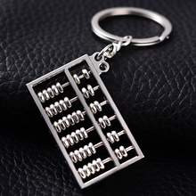 10PCS Fashion Creative Abacus Styling Car Keychains Alloy Keyring Novelty Metal Trinket Key Ring Holder Souvenir Gift J014 2024 - buy cheap