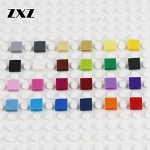 2000pcs Flat Tile 1x1 with Groove DIY Building Blocks QR Code Accessories Toys Smooth MOC Car Finishing Tile Bricks Parts 3070 2024 - buy cheap