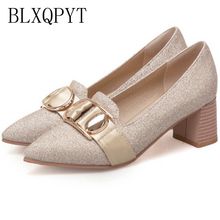 BLXQPYT Hot Sale Zapatos Mujer Tacon SUPER Big Size 32-50  New Spring Autumn Women's Pumps Women Shoes High Heels Pu Party T356 2024 - buy cheap