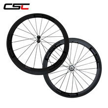 CSC-juego de ruedas de bicicleta rectas Powerway R36, ejes de carbono, 50mm, 23mm, tubular, ruedas de carbono CN 424 pillar 1420 Sapin cx 2024 - compra barato
