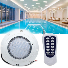 Luz de piscina subacuática RGB, 24 LED, multicolor, 12V, 24W, mando a distancia, iluminación exterior, lámpara subacuática 2024 - compra barato