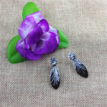 New fashion accessories wholesale factory girls birthday party gorgeous black leaf shape earrings earrings free shipping! 2024 - buy cheap