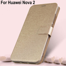 Coque para Huawei Nova 2 caso cubierta de lujo cartera funda de teléfono de cuero de poliuretano 5,0 ''para Huawei Nova2 caso PIC-TL00 Flip caso de la contraportada 2024 - compra barato