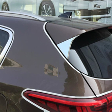 Pegatinas de estilo de coche para KIA Sportage 2016 2017, moldura para ventana trasera de cromo Abs, triángulo de lentejuelas, cuarta generación 2024 - compra barato
