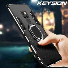 KEYSION Finger Ring Phone Case For Huawei Mate 20 Pro Lite 20X Case Hard PC +Soft TPU Edge Shockproof  Cover For Mate 10 9 2024 - buy cheap