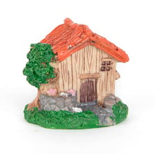 Mini Resin Crafts House And Windmill Fairy Garden Miniatures Gnome Micro Landscape Decor Bonsai For Home Decoration Crafts 2024 - buy cheap