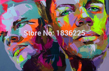 nielly francoise art 100% handmade high quality man face big size and cheap oil painting on canvas face home decoration picture 2024 - buy cheap