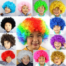 1pc Afro Circus Fancy Hair Wigs Fans Caps Costume Party Wig Christmas Decor Supplies Cosplay Headdress for Kids Adults 2024 - buy cheap