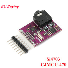 Placa de evaluación de sintonizador FM Si4703, módulo de placa de desarrollo de sintonizador de Radio con conector de Audio para auriculares de 3,5 MM 2024 - compra barato